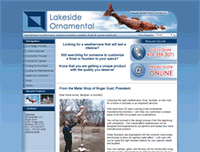 Tablet Screenshot of lakesideornamental.com